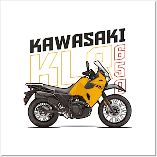 KLR 650 - Yellow Posters and Art